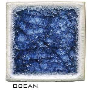  Crackle Glass Tiles 2 x 2 Color Ocean