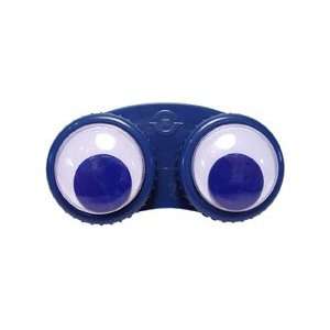  ikeeps Custom Contact Lens Case, Blue Bubble Eyes 1ea 
