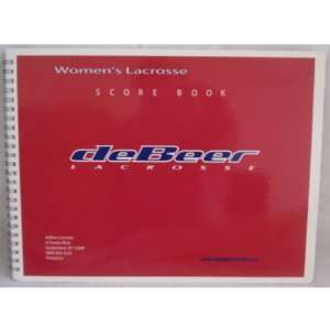  deBeer Womens Lacrosse Scorebook