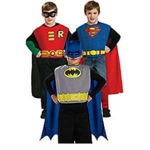  Action Trio Halloween Costume Set (Batman, Superman, and 