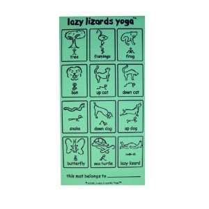  Lazy Lizards Yoga Mat for Kids & DVD, Green Sports 