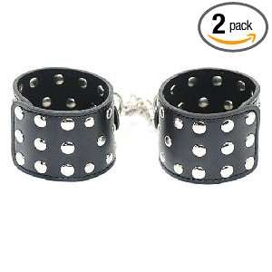  Black Studded Handcuffs