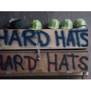  Hard Hats at a Construction Site, Pittsburgh, Pennsylvania 