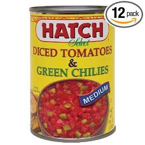 Hatch Chile Company Hatch Diced Tomatoes and Green Chilies, 10 Ounce 