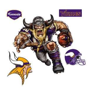  Fathead NFL Minnesota Vikings Vicious Viking Wall Graphic 
