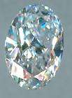52ct oval loose diamond EGL Certified SI2 D 6.80 X 4.65 X 2.48 MM 