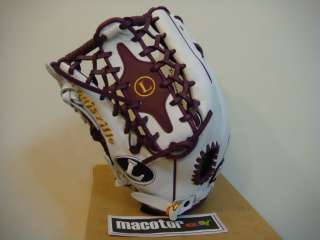 Louisville Slugger TPX 13 Baseball Glove White Purple LHT Close Back 