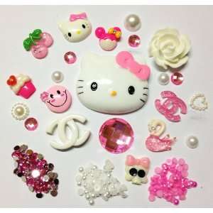   Cabochon Flat Back Reins Irene Series 1 For Cellphone Case   Kitty Cat