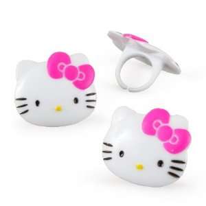  Hello Kitty Rings (8) Party Supplies Toys & Games