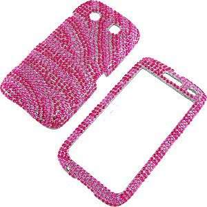   BlackBerry Torch 9850 9860, Hot Pink Zebra Full Diamond Electronics