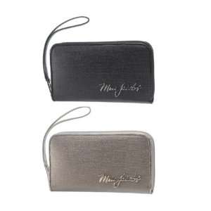  Marc by Marc Jacobs Canvas Zip Around Long Wallet Black 