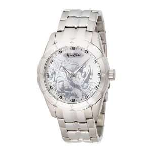 Marc Ecko Mens E95042G6 Suprement Silver Analog Bracelet Watch Marc 