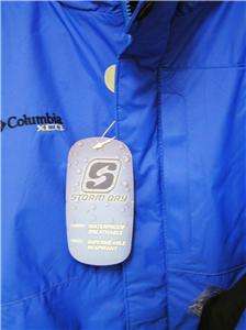 NEW* COLUMBIA MENS XL X. C. O. MAVERICK PARKA (BRIGHT BLUE)  