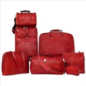  Piel Blushing Red Collection 22 Wheeled Traveler Suitcase 