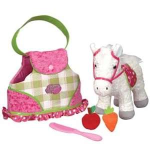  Pucci Pets and Friends White Pony in Designer Purse Toys 