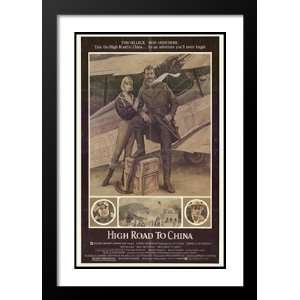 High Road to China 32x45 Framed and Double Matted Movie Poster   Style 