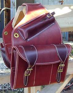   Leather Western Saddle Bags Medicine Bag Saddle Tack New Custom Made