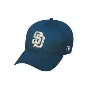  MLB ADULT San Diego PADRES Road KHAKI SD Navy Blue Hat 