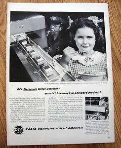 1947 RCA Ad The RCA Metal Detector  