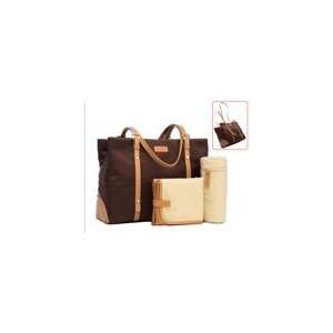  Gigi Nylon Tote Sak in Chocolate Baby