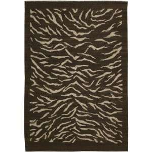  Taos Brown Contemporary Rug Size 8 x 10 Rectangle 