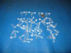 40 tiny plastic centrifuge tubes, microcentrifuge test  