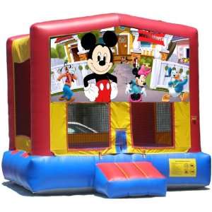  Micky Mouse Bounce House Inflatable Jumper Art Panel Theme 