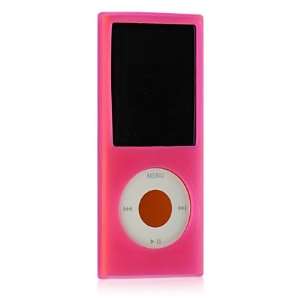  Premium Hot Pink Soft Silicone Skin Cover Case for Apple Ipod 
