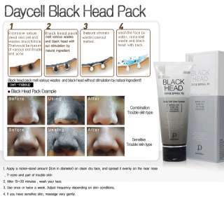 Natural Face Mask facial Pack 60ml Black Head Remover  