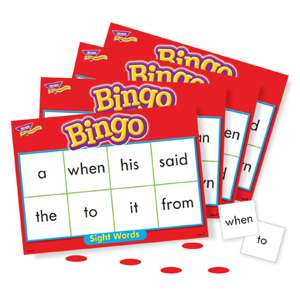  Contents T 6064 Sight Words Bingo Game 36 x Playing Cards 