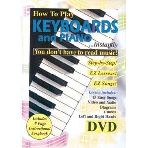  How To Play Keyboards & Piano Instantly Book w/ DVD 