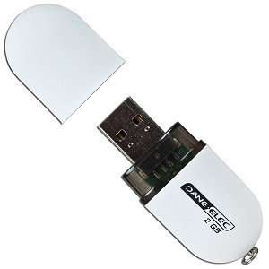    Elec zMate 2GB USB 2.0 Flash Drive (White)