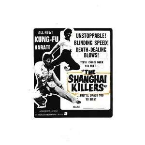  Shanghai Killers Original Movie Poster, 27 x 40 (1973 