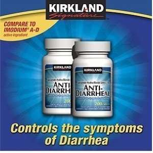  Kirkland Signature Anti Diarrheal, 400 Count Caplets 