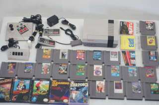 Nintendo NES Entertainment System Bundle Control Deck + 27 Games 