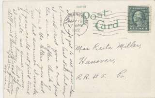 PA SHIPPENSBURG NORMAL SCHOOL CAMPUS MAILED 1922 M45220  