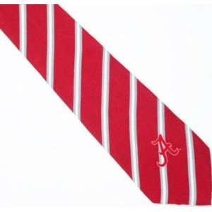 Alabama Crimson Tide Striped Silk Neck Tie  