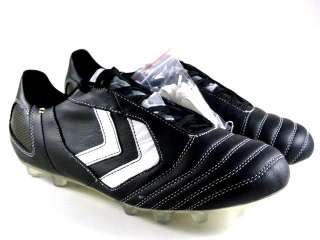   Concept FG Black/White Goat Leather Soccer Futball Cleats Boots Men