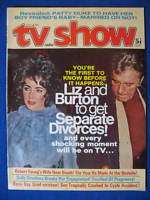 TV RADIO SHOW JULY 1972 ELIZABETH TAYLOR OLD MAGAZINE  