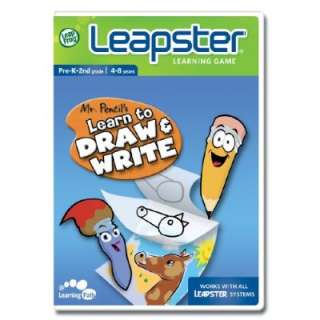  LeapFrog Leapster Learning Game Mr. Pencils Learn to Draw 