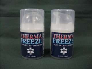   Freeze Pain Relieving Rub Gel 1.7 oz Double Pack   