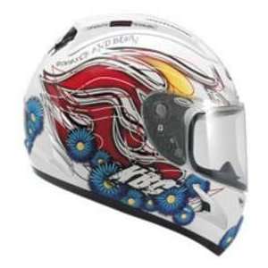   FORCE RR CALIFORNAN WHITE 2XL MOTORCYCLE Full Face Helmet Automotive