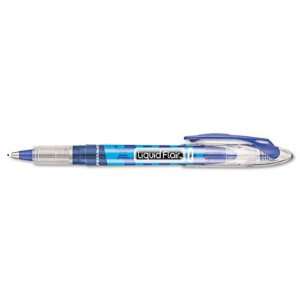  Liquid Flair Marker Pen, Translucent Brl, Blue Ink, Med Pt 