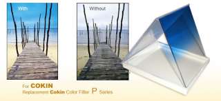 graduated blue glass filter substitutes cokin p series sku f4b