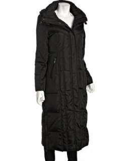 Marc New York black quilted full length down cat   