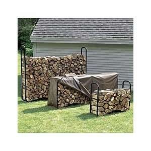  Large Log Rack with Cover Patio, Lawn & Garden