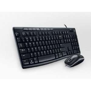  Logitech Black Desktop MK200 Mouse and Keyboard USB Desktop Combo