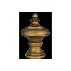    Tudor finial for 2 1/4 inch wood curtain rods