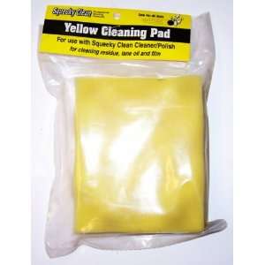 Squeeky Yellow Bowling Ball Cleaning Pad Sports 