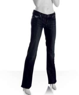 Paige dark wash stretch Benedict Canyon bootcut jeans   up 